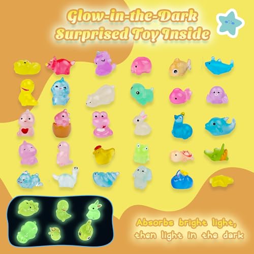 Kids Bath Bombs with Glow-in-The-Dark Toy, 30 PCS Natural and Organic Bubble Bath Bombs for Boys and Girls
| Toy Inside